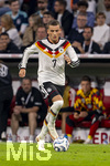 01.10.2026, Fussball UEFA Nations-League 2026/2027, 3.Spieltag, Deutschland - Serbien, in der Allianz-Arena München. Said El Mala (Deutschland) am Ball 