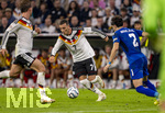 01.10.2026, Fussball UEFA Nations-League 2026/2027, 3.Spieltag, Deutschland - Serbien, in der Allianz-Arena München. Said El Mala (Deutschland) am Ball 