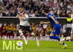 01.10.2026, Fussball UEFA Nations-League 2026/2027, 3.Spieltag, Deutschland - Serbien, in der Allianz-Arena München. Said El Mala (Deutschland) am Ball 