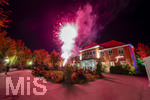 04.10.2026, Internationales Klassikfestival: Festival der Nationen 2026, im Kurhaus Bad Wörishofen (Unterallgäu), Letzter Tag mit der Abschlussgala von Tenor Rolando Villazon. Feuerwerk nach dem Konzert hinter dem Kurhaus