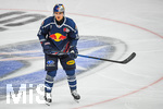 09.10.2026, München, Deutschland. PENNY DEL, Deutsche Eishockey Liga, Saison 2026/27, 7. Spieltag: EHC Red Bull München gegen ERC Ingolstadt im SAP Garden in München. #72 nachdenklich, ernst, fokussiert