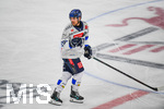 09.10.2026, München, Deutschland. PENNY DEL, Deutsche Eishockey Liga, Saison 2026/27, 7. Spieltag: EHC Red Bull München gegen ERC Ingolstadt im SAP Garden in München. Leon Hüttl (ERC Ingolstadt) auf dem Eis, während des Spiels, in einer Spielsituation