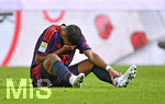10.10.2026, Fussball Bundesliga 2026/2027, 5.Spieltag, FC Augsburg - FC Bayern München, in der WWK-Arena Augsburg, Ismael Saibari (FC Bayern München) am Boden.


