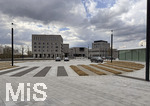 23.03.2025, Leitz-Park (Leica-Welt) in Wetzlar (Deutschland), der Firmensitze der Leica Camera Werke im mittelhessischen Wetzlar. Mit dem Produktions- und Verwaltungsgebäude und einem Museum in moderner Sichtbeton-Bauweise.  Ernst Leitz Hotel