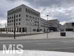 23.03.2025, Leitz-Park (Leica-Welt) in Wetzlar (Deutschland), der Firmensitze der Leica Camera Werke im mittelhessischen Wetzlar. Mit dem Produktions- und Verwaltungsgebäude und einem Museum in moderner Sichtbeton-Bauweise.  Hier das Ernst Leitz Hotel.