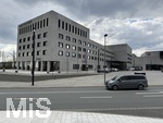 23.03.2025, Leitz-Park (Leica-Welt) in Wetzlar (Deutschland), der Firmensitze der Leica Camera Werke im mittelhessischen Wetzlar. Mit dem Produktions- und Verwaltungsgebäude und einem Museum in moderner Sichtbeton-Bauweise.  Hier das Ernst Leitz Hotel. 