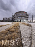 23.03.2025, Leitz-Park (Leica-Welt) in Wetzlar (Deutschland), der Firmensitze der Leica Camera Werke im mittelhessischen Wetzlar. Mit dem Produktions- und Verwaltungsgebäude und einem Museum in moderner Sichtbeton-Bauweise. 