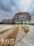 23.03.2025, Leitz-Park (Leica-Welt) in Wetzlar (Deutschland), der Firmensitze der Leica Camera Werke im mittelhessischen Wetzlar. Mit dem Produktions- und Verwaltungsgebäude und einem Museum in moderner Sichtbeton-Bauweise. 