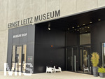 23.03.2025, Leitz-Park (Leica-Welt) in Wetzlar (Deutschland), der Firmensitze der Leica Camera Werke im mittelhessischen Wetzlar. Mit dem Produktions- und Verwaltungsgebäude und einem Museum in moderner Sichtbeton-Bauweise.  