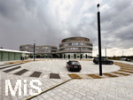 23.03.2025, Leitz-Park (Leica-Welt) in Wetzlar (Deutschland), der Firmensitze der Leica Camera Werke im mittelhessischen Wetzlar. Mit dem Produktions- und Verwaltungsgebäude und einem Museum in moderner Sichtbeton-Bauweise.  