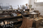 17.10.2026, Pfaffenhausen, Lost Places im Unterallgäu. Altes Lager eines Restaurantes und Ladengeschäftes aus den 70ger Jahren.