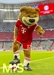 17.10.2026, Fussball Bundesliga 2026/2027, 6.Spieltag, FC Bayern München - RB Leipzig, in der Allianz-Arena München,   
Berni das Bayern Maskottchen 

