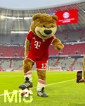 17.10.2026, Fussball Bundesliga 2026/2027, 6.Spieltag, FC Bayern München - RB Leipzig, in der Allianz-Arena München,   
Berni das Bayern Maskottchen 

