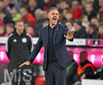 17.10.2026, Fussball Bundesliga 2026/2027, 6.Spieltag, FC Bayern München - RB Leipzig, in der Allianz-Arena München,   Trainer Martin Demichelis (RB Leipzig) unzufrieden.


