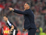 17.10.2026, Fussball Bundesliga 2026/2027, 6.Spieltag, FC Bayern München - RB Leipzig, in der Allianz-Arena München,   Trainer Martin Demichelis (RB Leipzig) ist unzufrieden


