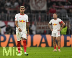 17.10.2026, Fussball Bundesliga 2026/2027, 6.Spieltag, FC Bayern München - RB Leipzig, in der Allianz-Arena München,   Antonio Nusa (RB Leipzig) ist enttäuscht.


