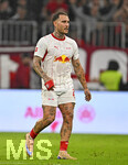 17.10.2026, Fussball Bundesliga 2026/2027, 6.Spieltag, FC Bayern München - RB Leipzig, in der Allianz-Arena München,   David Raum (RB Leipzig) ist unzufrieden.


