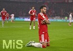 17.10.2026, Fussball Bundesliga 2026/2027, 6.Spieltag, FC Bayern München - RB Leipzig, in der Allianz-Arena München,   Luis Diaz (FC Bayern München) jubelt.


