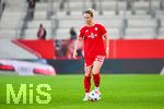 19.10.2026, München, Bayern, Deutschland. Google Pixel Frauen-Bundesliga: FC Bayern Frauen gegen VfB Stuttgart Frauen. Spielort: FC Bayern Campus-Stadion. Franziska Kett (FC Bayern Frauen) nachdenklich, ernst, fokussiert