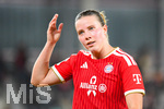 19.10.2026, München, Bayern, Deutschland. Google Pixel Frauen-Bundesliga: FC Bayern Frauen gegen VfB Stuttgart Frauen. Spielort: FC Bayern Campus-Stadion. Sarah Mattner (FC Bayern Frauen) nachdenklich, ernst, fokussiert