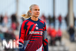 19.10.2026, München, Bayern, Deutschland. Google Pixel Frauen-Bundesliga: FC Bayern Frauen gegen VfB Stuttgart Frauen. Spielort: FC Bayern Campus-Stadion. Pernille Harder (FC Bayern Frauen) nachdenklich, ernst, fokussiert