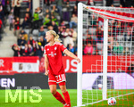 19.10.2026, München, Bayern, Deutschland. Google Pixel Frauen-Bundesliga: FC Bayern Frauen gegen VfB Stuttgart Frauen. Spielort: FC Bayern Campus-Stadion. Pernille Harder (FC Bayern Frauen) beim Jubel, jubelnd, feiernd während der Ball im Tor liegt.