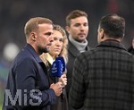 20.10.2026, Fussball UEFA Champions-League League 2026/2027, 3.Spieltag, VfB Stuttgart - Atletico Madrid, in der MHP-Arena Stuttgart, Trainer Sebastian Hoeneß (Stuttgart) beim Interview
  

