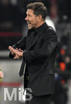 20.10.2026, Fussball UEFA Champions-League League 2026/2027, 3.Spieltag, VfB Stuttgart - Atletico Madrid, in der MHP-Arena Stuttgart, Trainer Diego Simeone (Atletico Madrid) 
  

