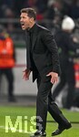 20.10.2026, Fussball UEFA Champions-League League 2026/2027, 3.Spieltag, VfB Stuttgart - Atletico Madrid, in der MHP-Arena Stuttgart, Trainer Diego Simeone (Atletico Madrid) schreit
  

