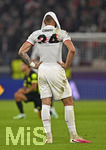 20.10.2026, Fussball UEFA Champions-League League 2026/2027, 3.Spieltag, VfB Stuttgart - Atletico Madrid, in der MHP-Arena Stuttgart, Jeff Chabot (Stuttgart) ist enttäuscht
  

