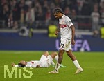20.10.2026, Fussball UEFA Champions-League League 2026/2027, 3.Spieltag, VfB Stuttgart - Atletico Madrid, in der MHP-Arena Stuttgart, Lorenz Assignon (Stuttgart) ist enttäuscht
  


