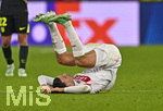 20.10.2026, Fussball UEFA Champions-League League 2026/2027, 3.Spieltag, VfB Stuttgart - Atletico Madrid, in der MHP-Arena Stuttgart, Bilal El Khannouss (Stuttgart)  ist enttäuscht
  

