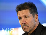 20.10.2026, Fussball UEFA Champions-League League 2026/2027, 3.Spieltag, VfB Stuttgart - Atletico Madrid, in der MHP-Arena Stuttgart, Trainer Diego Simeone (Atletico Madrid) 
  

