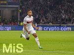 20.10.2026, Fussball UEFA Champions-League League 2026/2027, 3.Spieltag, VfB Stuttgart - Atletico Madrid, in der MHP-Arena Stuttgart, Torjubel, Torschütze Jamie Leweling (Stuttgart) 