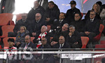 21.10.2026, Fussball UEFA Championsleague 2026/2027: 3.Spieltag,  FC Bayern München - FC Arsenal, in der Allianz-Arena München, Ex-Vorstandsvorsitzender Karl-Heinz Rummenigge (FC Bayern München) , Ehren-Präsident Uli Hoeneß (FC Bayern München, Hoeness), x, Sportvorstand Max Eberl (Bayern München) und Vorstandsvorsitzender Jan-Christian Dreesen (FC Bayern München) 

unten Präsident Herbert Hainer (FC Bayern) 
  

