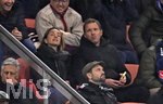 21.10.2026, Fussball UEFA Championsleague 2026/2027: 3.Spieltag,  FC Bayern München - FC Arsenal, in der Allianz-Arena München, Julian Nagelsmann mit seiner Frau Lena (beide Deutschland) auf der Tribüne.
  

