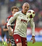24.10.2026, Fussball Bundesliga 2026/2027, 7.Spieltag, FC Augsburg - 1.FC Union Berlin, in der WWK-Arena Augsburg, v.l. Tim Skarke (Union Berlin) gegen Marius Wolf (FC Augsburg) 


