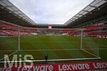 25.10.2026, Fussball Bundesliga 2026/2027, 7.Spieltag, SC Freiburg - FC Bayern München im Europa-Park-Stadion Freiburg im Breisgau. Hintertor vor dem Spiel.


