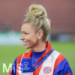28.10.2026, Unterhaching, Bayern, Deutschland. UEFA Womens Champions League: FC Bayern Frauen gegen Real Madrid Frauen. Spielort: Sportpark Unterhaching. UWCL Ligaphase, 3. Spieltag, Saison 2026/27. Linda Dallmann (FC Bayern Frauen) fröhlich, gut gelaunt, lachend