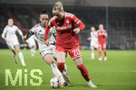 28.10.2026, Unterhaching, Bayern, Deutschland. UEFA Womens Champions League: FC Bayern Frauen gegen Real Madrid Frauen. Spielort: Sportpark Unterhaching. UWCL Ligaphase, 3. Spieltag, Saison 2026/27. Franziska Kett (FC Bayern Frauen) im Zweikampf, im Duell, im Kampf um den Ball