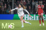 28.10.2026, Unterhaching, Bayern, Deutschland. UEFA Womens Champions League: FC Bayern Frauen gegen Real Madrid Frauen. Spielort: Sportpark Unterhaching. UWCL Ligaphase, 3. Spieltag, Saison 2026/27. Andreia Jacinto (Real Madrid Frauen) am Ball, mit dem Ball, in einer Spielszene