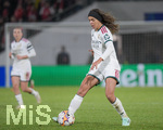 28.10.2026, Unterhaching, Bayern, Deutschland. UEFA Womens Champions League: FC Bayern Frauen gegen Real Madrid Frauen. Spielort: Sportpark Unterhaching. UWCL Ligaphase, 3. Spieltag, Saison 2026/27. Andreia Jacinto (Real Madrid Frauen) am Ball, mit dem Ball, in einer Spielszene