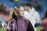 28.10.2026, Unterhaching, Bayern, Deutschland. UEFA Womens Champions League: FC Bayern Frauen gegen Real Madrid Frauen. Spielort: Sportpark Unterhaching. UWCL Ligaphase, 3. Spieltag, Saison 2026/27. Sophie Proost (FC Bayern Frauen) nachdenklich, ernst, fokussiert