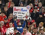 28.10.2026, Fussball DFB-Pokal 2026/2027, 2.Runde, FC Bayern München - 1.FC Magdeburg, in der Allianz-Arena München. Harry Kane - your are my role model -  Vorbild


