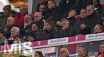 31.10.2026, Fussball Bundesliga 2026/2027, 8.Spieltag, FC Bayern München - Borussia Dortmund, in der Allianz-Arena München,   Ehren-Präsident Uli Hoeneß (FC Bayern München, Hoeness) und Ex-Vorstandsvorsitzender Karl-Heinz Rummenigge (FC Bayern München) unten Präsident Herbert Hainer (FC Bayern) 


