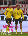 31.10.2026, Fussball Bundesliga 2026/2027, 8.Spieltag, FC Bayern München - Borussia Dortmund, in der Allianz-Arena München,   
v.l. Jobe Bellingham (Borussia Dortmund) und Felix Nmecha (Borussia Dortmund) 

