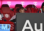31.10.2026, Fussball Bundesliga 2026/2027, 8.Spieltag, FC Bayern München - Borussia Dortmund, in der Allianz-Arena München,   Lennart Karl (FC Bayern München) auf der Ersatzbank.


