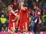 31.10.2026, Fussball Bundesliga 2026/2027, 8.Spieltag, FC Bayern München - Borussia Dortmund, in der Allianz-Arena München,   v.l. Joshua Kimmich (FC Bayern München) nachdenklich Harry Kane (FC Bayern München)    sind  enttäuscht.

